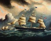 詹姆斯 E 巴特斯沃思 : Clipper GASPEE off Sandy Hook